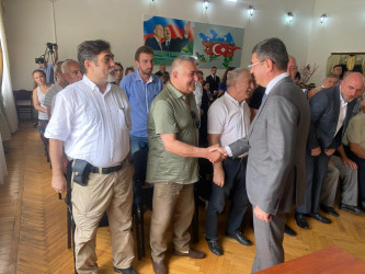 Mərdəkan qəsəbə sakinləri ilə növbəti səyyar görüş keçirilib