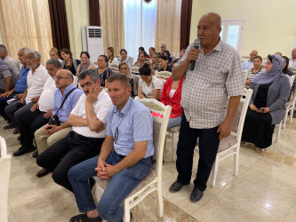 Binə qəsəbə sakinləri ilə növbəti səyyar görüş keçirilmişdir