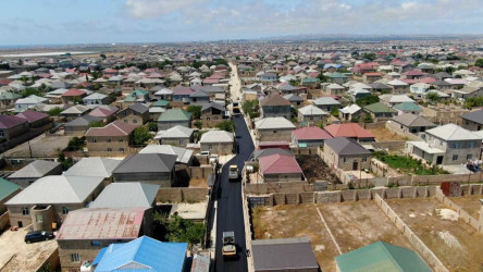 Xəzər rayonunun Binə, Qala və Buzovna qəsəbələrində yolların təmiri işləri həyata keçirilmişdir