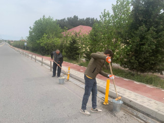 Xəzər rayonunda növbəti genişmiqyaslı ümumrayon iməcliyi keçirilib