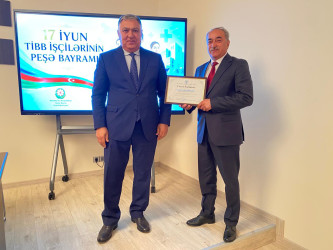 Xəzər rayonunda 17 iyun – Tibb İşçilərinin Peşə Bayramı  Günü münasibətilə “Sağlam gələcəyin memarları” adlı tədbir keçirilib