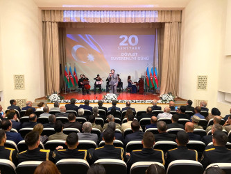 Xəzər rayonunda “Dövlət Suverenliyi Günü” qeyd olunub