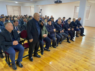 Buzovna qəsəbə sakinləri ilə növbəti səyyar görüş keçirilmişdir