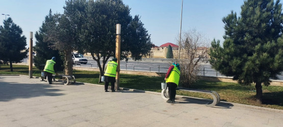 Xəzər rayonunda növbəti ümumrayon iməcliyi keçirilib