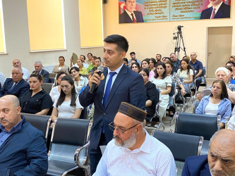Zirə qəsəbəsində növbəti səyyar qəbul keçirilmişdir