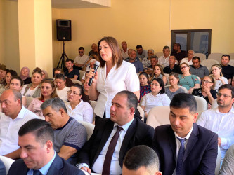 Şağan qəsəbəsində növbəti səyyar qəbul keçirilmişdir