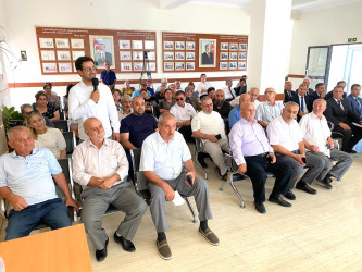 Şağan qəsəbə sakinləri ilə növbəti səyyar görüş keçirilmişdir