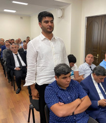 Xəzər Rayon İcra Hakimiyyətinin inzibati binasında Fövqəladə Hallar Nazirliyinin Bakı Regional Mərkəzinin təşkilatçılığı ilə "Su hövzələrində insanların təhlükəsizliyinin təmin edilməsi" mövzusunda rayon müşavirəsi keçirilmişdir