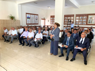 Şağan qəsəbə sakinləri ilə növbəti səyyar görüş keçirilmişdir