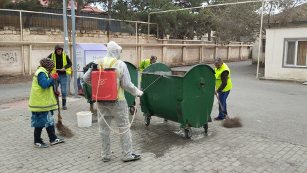 Xəzər rayonunda növbəti genişmiqyaslı ümumrayon iməcliyi keçirilib