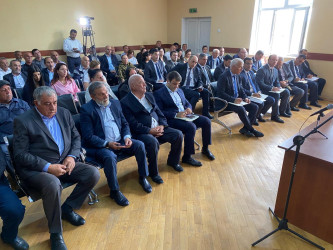 Binə qəsəbəsində yaşayan sakinlərlə növbəti səyyar qəbul keçirilib