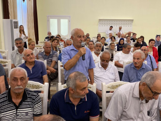 Binə qəsəbə sakinləri ilə növbəti səyyar görüş keçirilmişdir