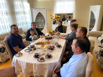 Vətən müharibəsi şəhidi Məmmədbəyli Natiq Vahid oğlunun əziz xatirəsi ehtiramla yad edilib