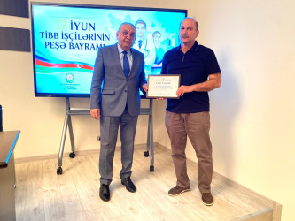 Xəzər rayonunda 17 iyun – Tibb İşçilərinin Peşə Bayramı  Günü münasibətilə “Sağlam gələcəyin memarları” adlı tədbir keçirilib