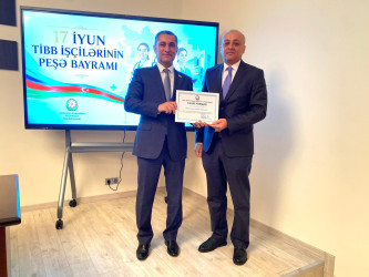Xəzər rayonunda 17 iyun – Tibb İşçilərinin Peşə Bayramı  Günü münasibətilə “Sağlam gələcəyin memarları” adlı tədbir keçirilib