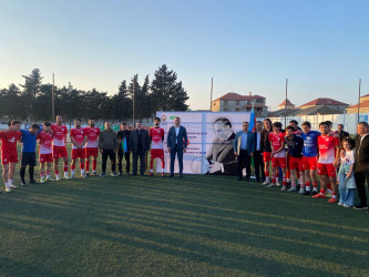 Xəzər rayonunda Ümummilli Lider Heydər Əliyevin anadan olmasının 103-cü ildönümünə həsr edilmiş qəsəbələrarası futbol turniri keçirilib