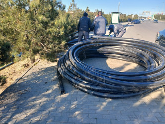 Xəzər rayonunda intensiv yağıntıların fəsadlarının aradan qaldırılması istiqamətində tədbirlər davam etdirilir