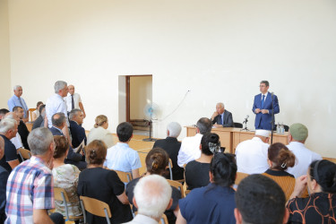 Rayon İcra Hakimiyyəti başçısının növbəti səyyar görüşü Zirə  qəsəbəsində keçirilib